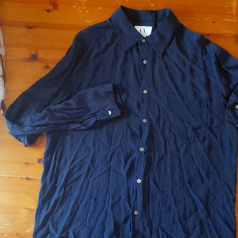Long sleeve casual bottoms shirt Armani Exchange